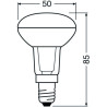 Ledvance LED R50 60 36° P 4.3W/827, E14, 350lm, 2700K, warmweiß, LED-Reflektor 36°