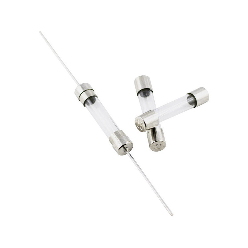 ESKA 520.613 Glassicherung 5x20 mm, 400 mA - F - flinkes Abschaltvermögen, 10 Stück