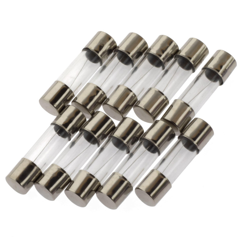 Seki Glassicherung 5x20 mm, 200 mA - F - flinkes Abschaltvermögen, 10 Stück