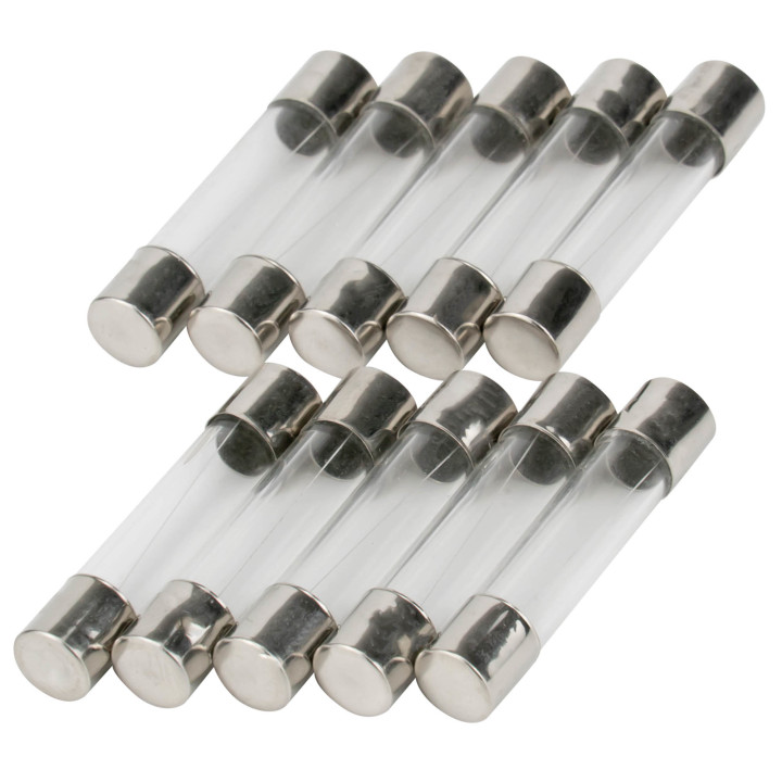 Seki Glassicherung 6x30 mm, 15,0 A - F - flinkes Abschaltvermögen, 10 Stück