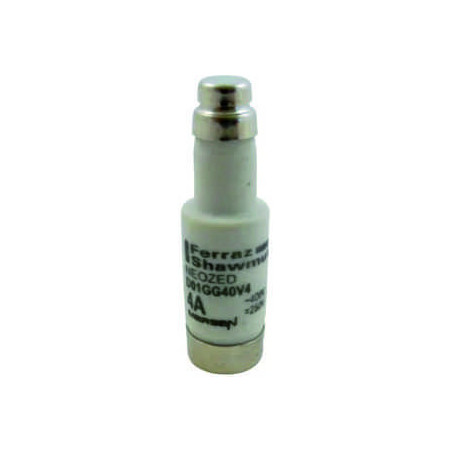 Mersen D01GG40V4, D01-Sicherungseinsatz Neozed, AC 230/400V, DC 250V, 4 A braun