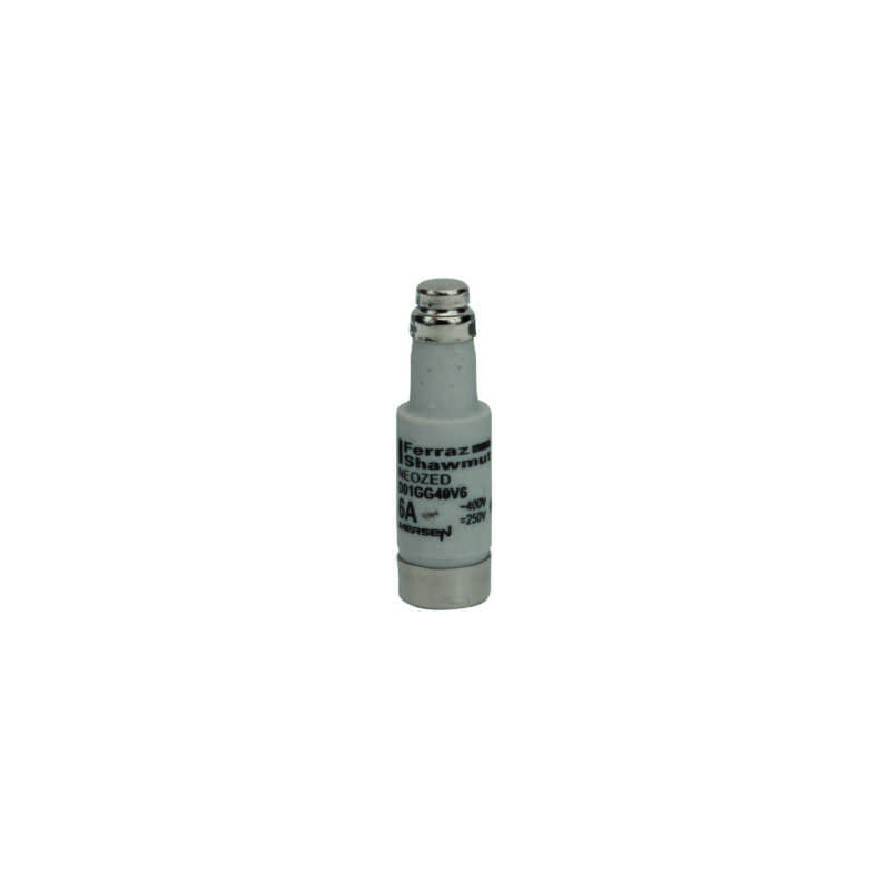 Mersen D01GG40V6, D01-Sicherungseinsatz Neozed, AC 230/400V, DC 250V, 6 A grün