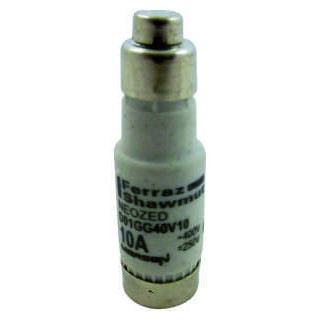 Mersen D01GG40V10, D01-Sicherungseinsatz Neozed, AC 230/400V, DC 250V, 10 A rot