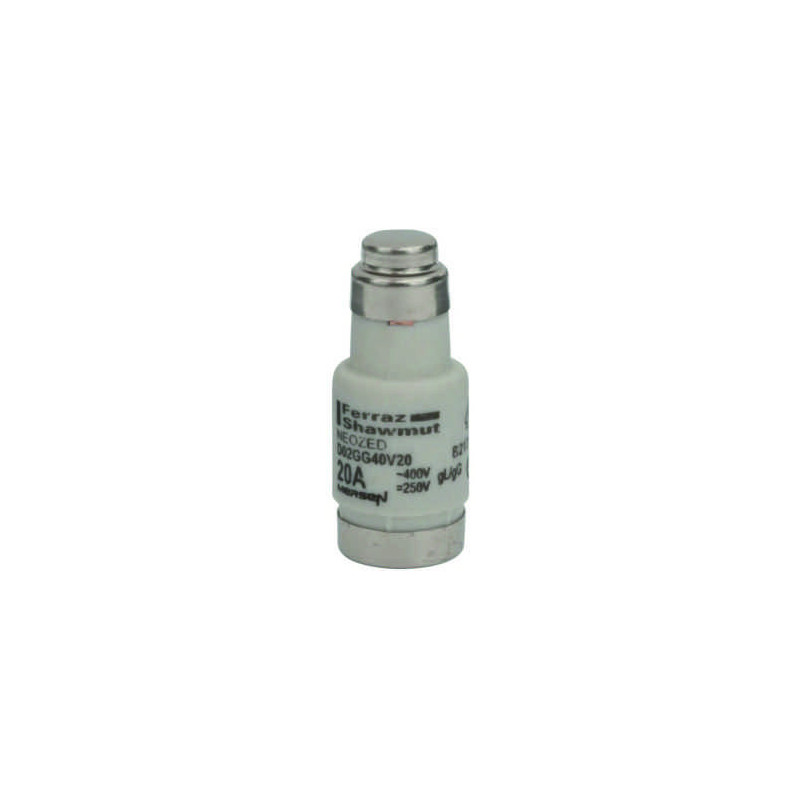 Mersen D02GG40V25, D02-Sicherungseinsatz Neozed, AC 230/400V, DC 250V, 25 A gelb