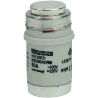 Mersen D03GG40V100, D03-Sicherungseinsatz Neozed, AC 230/400V, DC 250V, 100 A rot