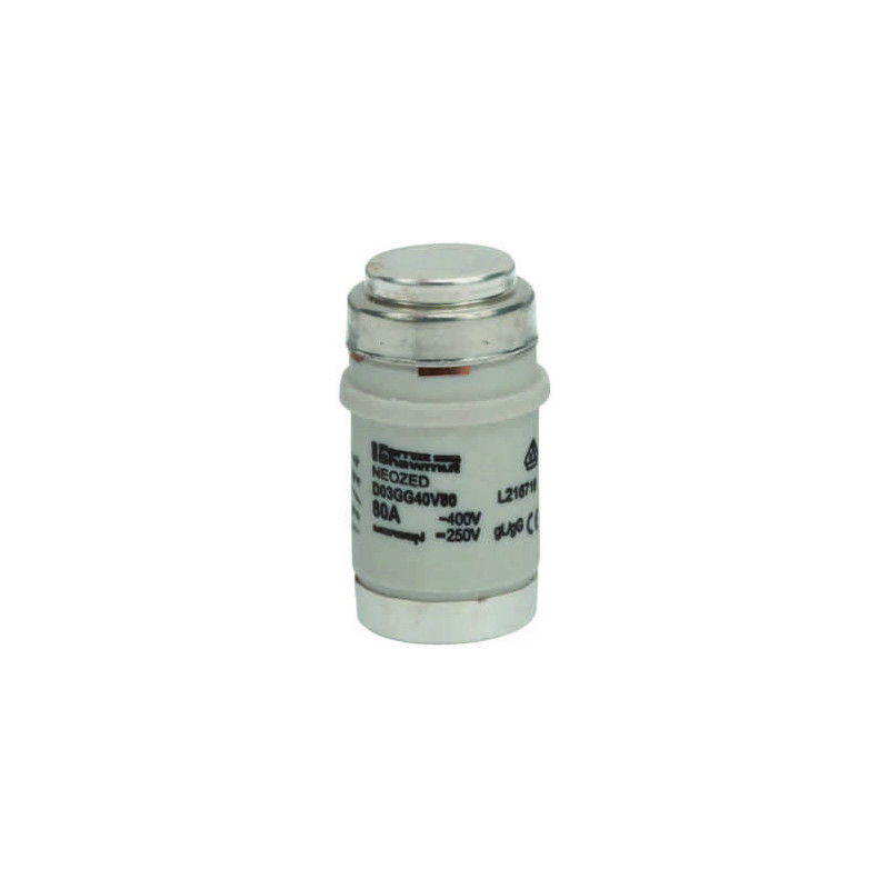 Mersen D03GG40V100, D03-Sicherungseinsatz Neozed, AC 230/400V, DC 250V, 100 A rot