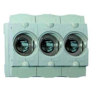 Mersen 04735.000000 Sicherungssockel INNOZED D02 AC230, 400VAC 63A, 3-polig mit Berührungsschutz