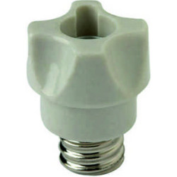 Mersen 01770.000200 Schraubkappe D01 E14 NEOZED, 16A, Porzellan mit Prüfloch