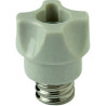 Mersen 01770.000200 Schraubkappe D01 E14 NEOZED, 16A, Porzellan mit Prüfloch