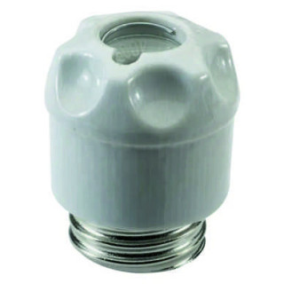 Mersen 00590.000200 Schraubkappe DII, 25A, E27, Porzellan mit Prüfloch