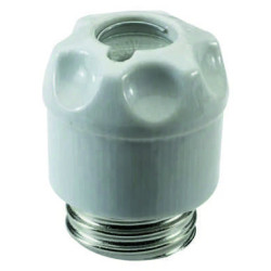 Mersen 00590.000200 Schraubkappe DII, 25A, E27, Porzellan mit Prüfloch