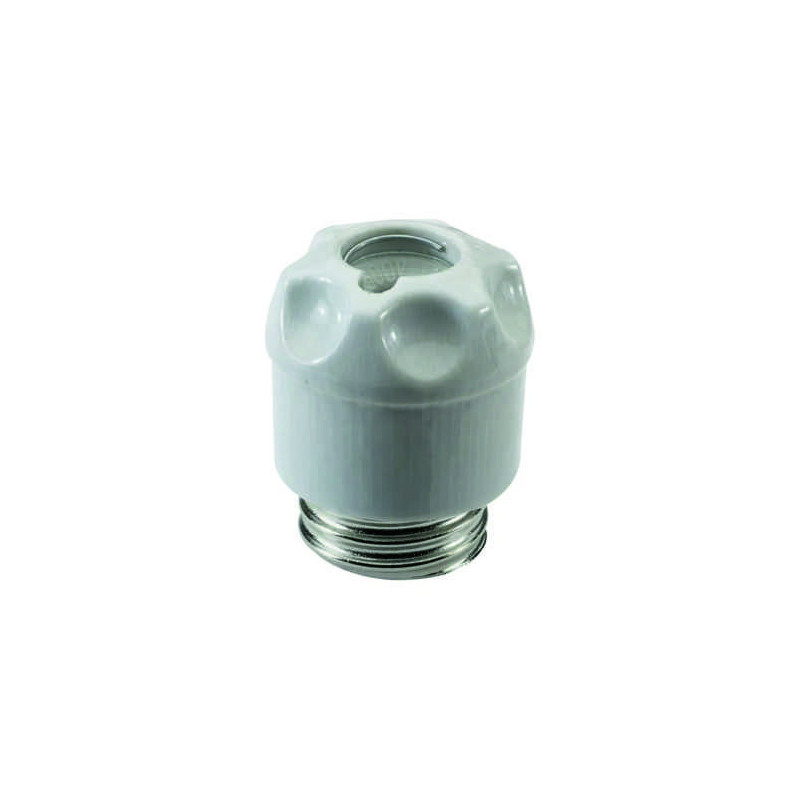 Mersen 00590.000200 Schraubkappe DII, 25A, E27, Porzellan mit Prüfloch