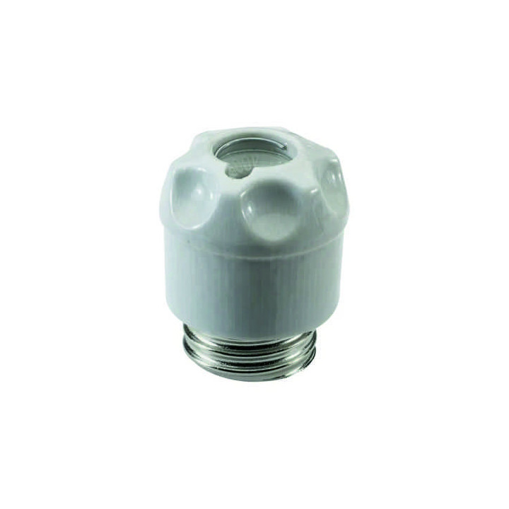 Mersen 00590.000200 Schraubkappe DII, 25A, E27, Porzellan mit Prüfloch