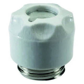 Mersen 00591.000200 Schraubkappe DIII, 63A, E33, Porzellan mit Prüfloch