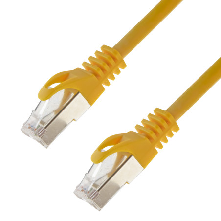 Netzwerkkabel, RJ-45 Stecker - RJ45-Stecker, CAT 7, S/FTP, halogenfrei, grün, 0,50 m