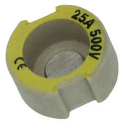 Mersen 01657.025000 Schraub-Passeinsatz DII, 25A gelb