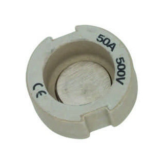 Mersen 01657.050000 Schraub-Passeinsatz DIII, 50A weiß