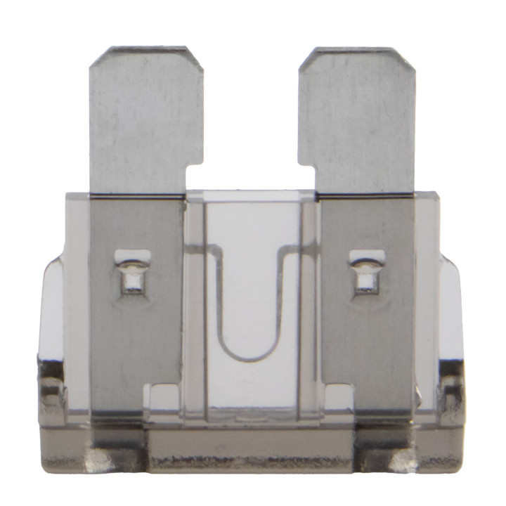 KFZ Flachstecksicherung, 2A Standard, grau, 5 Stück