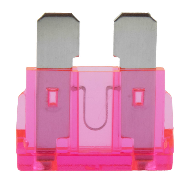 KFZ Flachstecksicherung, 4A Standard, pink, 5 Stück