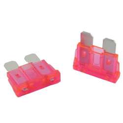 KFZ Flachstecksicherung, 4A Standard, pink, 5 Stück