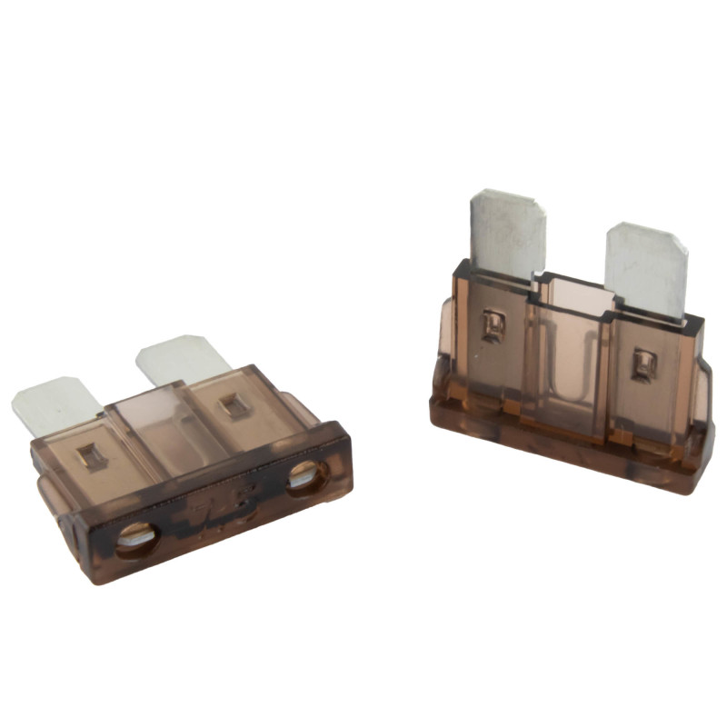 KFZ Flachstecksicherung, 7,5A Standard, braun, 5 Stück