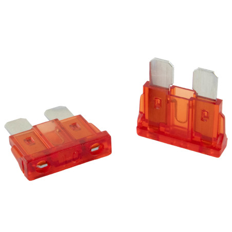 KFZ Flachstecksicherung, 10A Standard, rot, 5 Stück