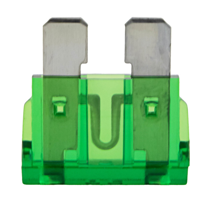 KFZ Flachstecksicherung, 30A Standard, grün, 5 Stück