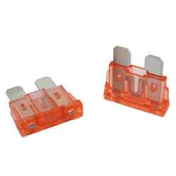 KFZ Flachstecksicherung, 40A Standard, orange, 5 Stück