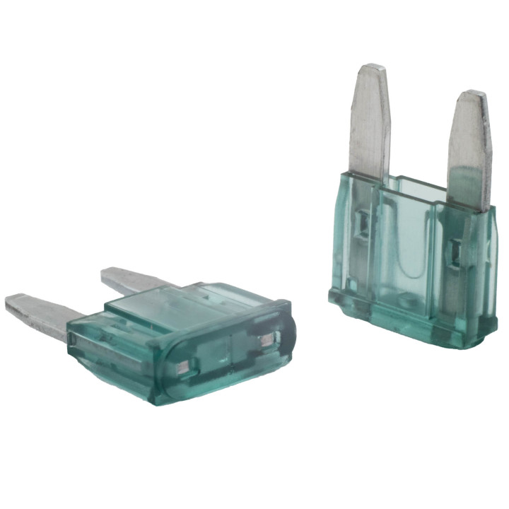 KFZ Flachstecksicherung, 1A Mini, schwarz, 5 Stück