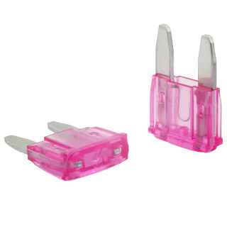 KFZ Flachstecksicherung, 3A Mini, violett, 5 Stück