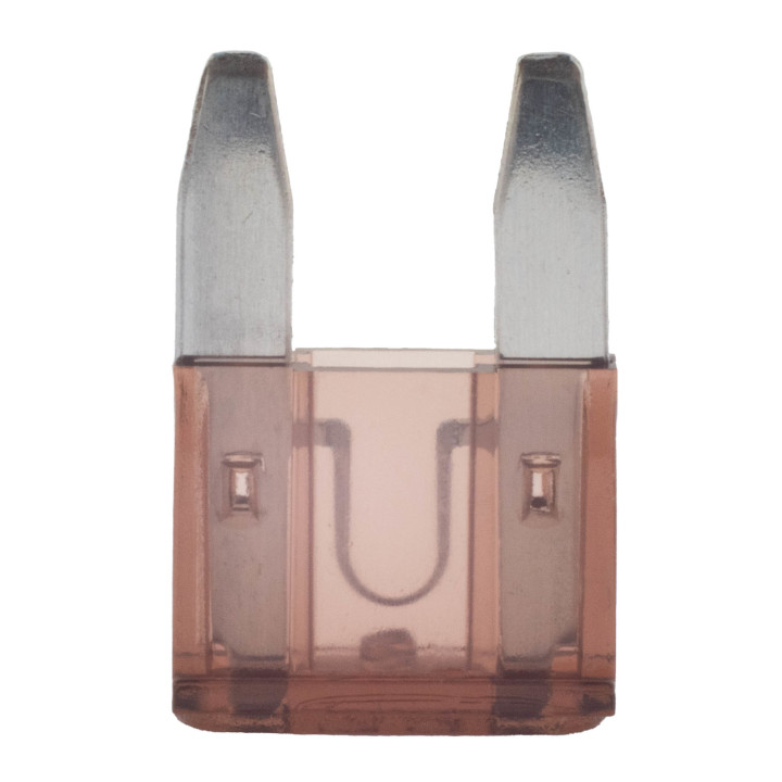 KFZ Flachstecksicherung, 7,5A Mini, braun, 5 Stück