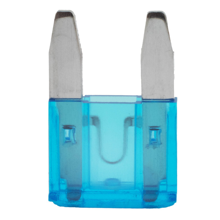 KFZ Flachstecksicherung, 15A Mini, blau, 5 Stück