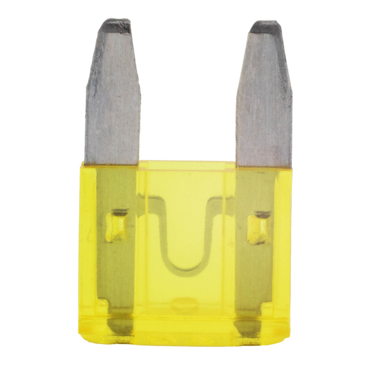KFZ Flachstecksicherung, 20A Mini, gelb, 5 Stück