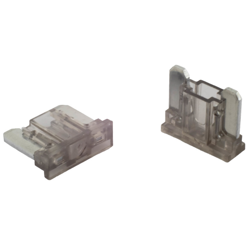 KFZ Flachstecksicherung Mini Low Profile, 2A, grau, 5 Stück