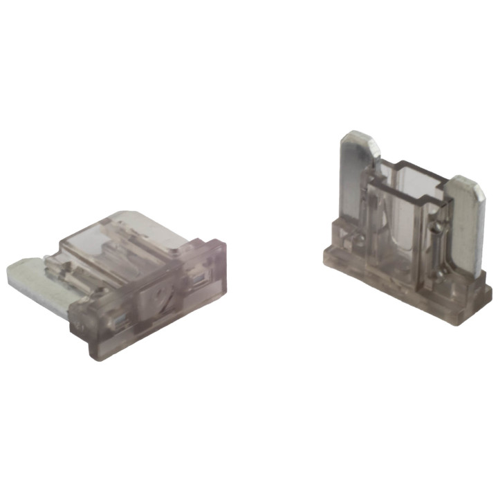 KFZ Flachstecksicherung Mini Low Profile, 2A, grau, 5 Stück