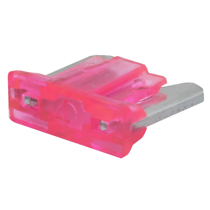 KFZ Flachstecksicherung Mini Low Profile, 4A, pink, 5 Stück