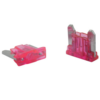 KFZ Flachstecksicherung Mini Low Profile, 4A, pink, 5 Stück