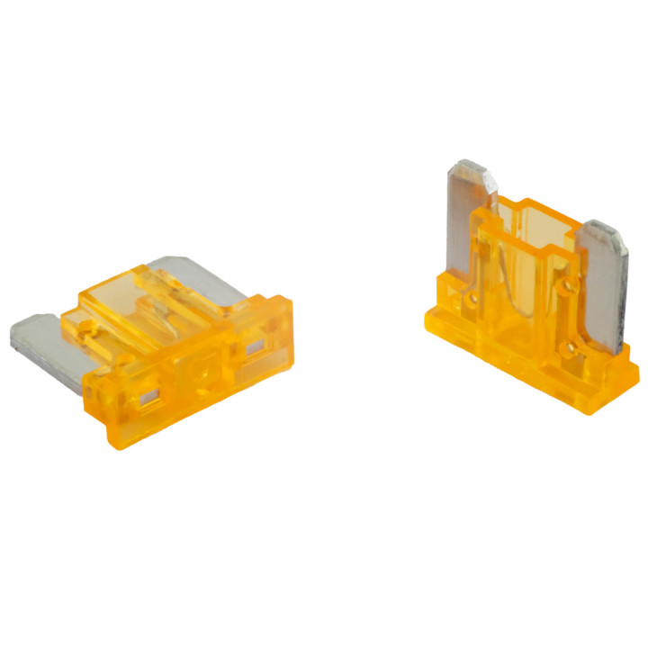 KFZ Flachstecksicherung Mini Low Profile, 5A, hellbraun, 5 Stück