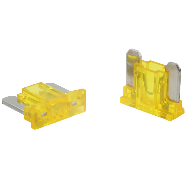 KFZ Flachstecksicherung Mini Low Profile, 20A, gelb, 5 Stück