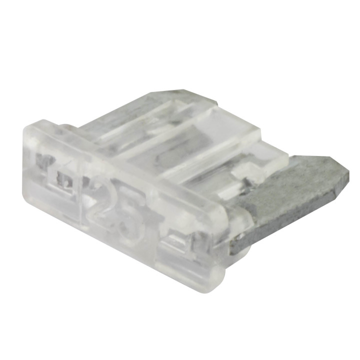 KFZ Flachstecksicherung Mini Low Profile, 25A, weiss, 5 Stück