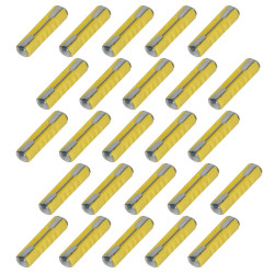 Torpedosicherung mit konischen Kontaktflächen, 5A, gelb, 25 Stück