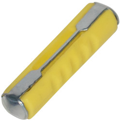 Torpedosicherung mit konischen Kontaktflächen, 5A, gelb, 25 Stück