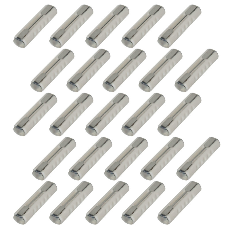 Torpedosicherung mit konischen Kontaktflächen, 8A, weiss, 25 Stück