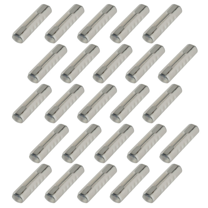 Torpedosicherung mit konischen Kontaktflächen, 8A, weiss, 25 Stück