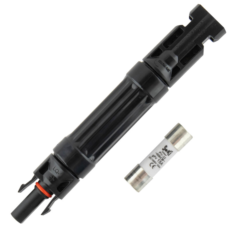 DC Solar Sicherungshalter PnP, 1000V, 32A, inkl. 15A Sicherung