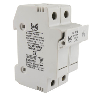 DC Solar Sicherungshalter 2P, 1000V, 32A