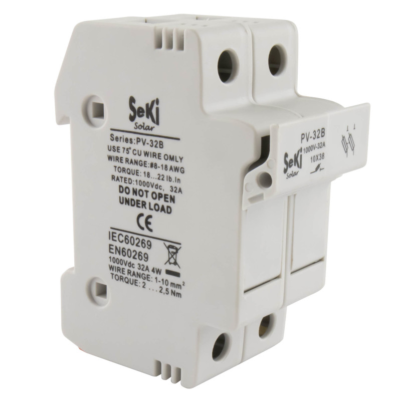 DC Solar Sicherungshalter 2P, 1000V, 32A