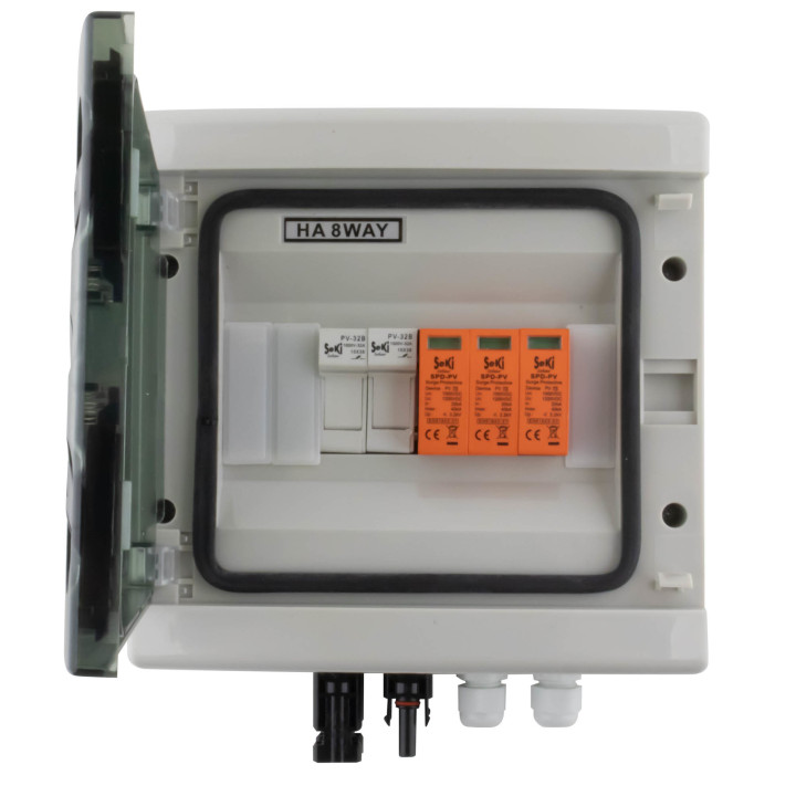 Solar Anschlusskasten, DC 1 String 8M T2, 1000V