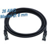 Netzwerkkabel RJ-45 Stecker - RJ45-Stecker, CAT 8.1, S/FTP, für 25 GBASE / 40 GBASE/ 50 GBASE Anwendungen, 1,5 m