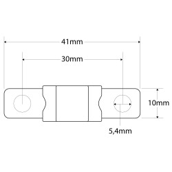 Midi Hochstromsicherung Sicherung 200A, 2 Stück